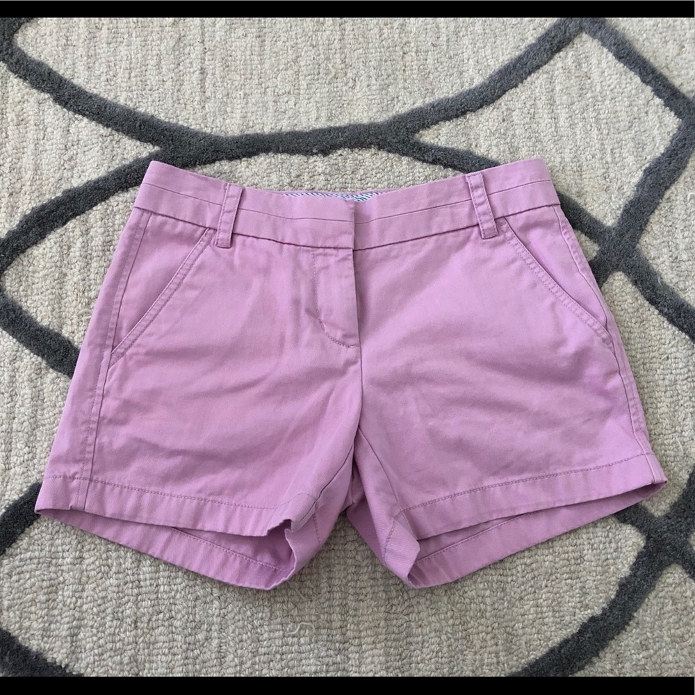 Lavender J. Crew Chino Shorts